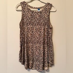 Old Navy Animal Print Tank Top